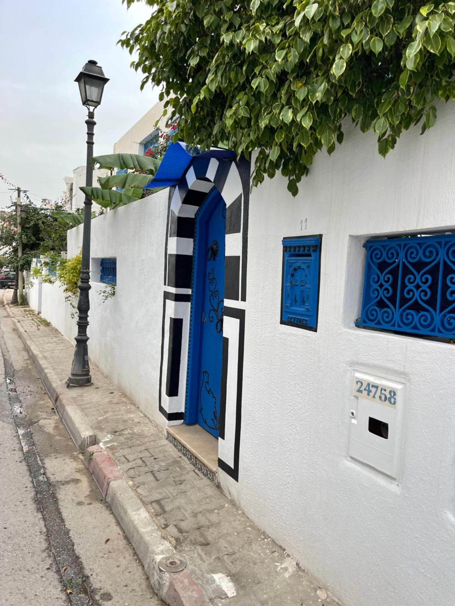 Villa The Blue And White Perle Sidi Bou Ali Exterior foto