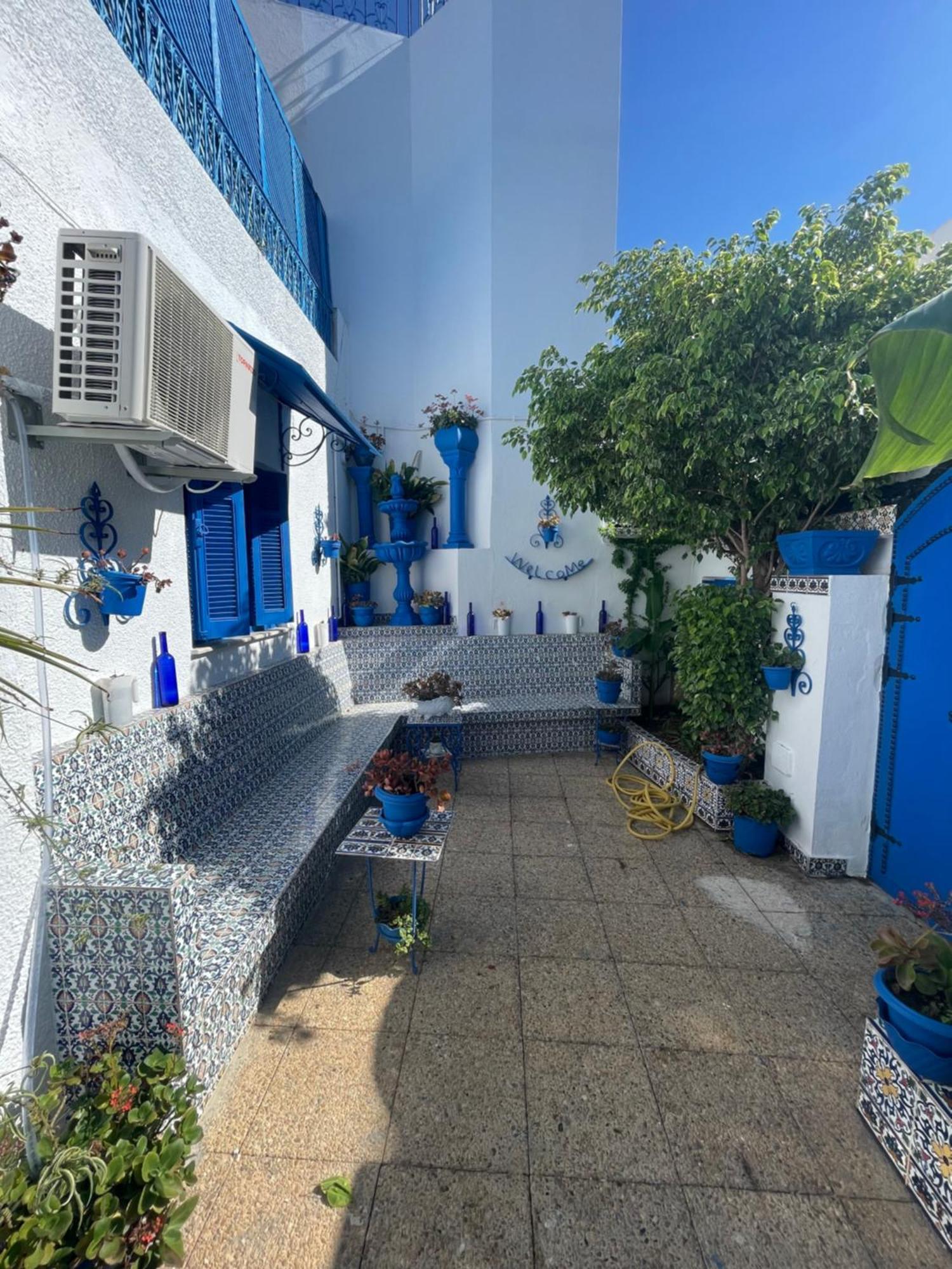 Villa The Blue And White Perle Sidi Bou Ali Exterior foto